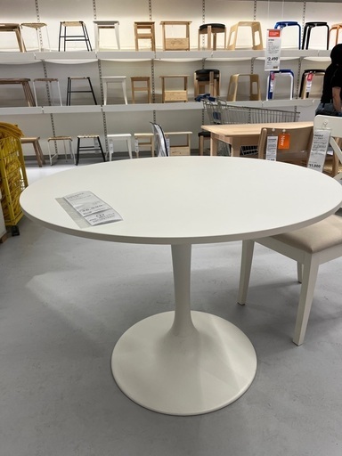 IKEA DOCKSTA ドクスタ円形ダイニングテーブル ホワイト IKEA DOCKSTA