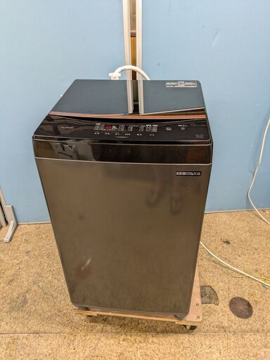 ☆IRIS OHYAMA アイリスオーヤマ 全自動電機洗濯機 6.0kg 2021年製 IAW-T605BL 部屋干し チャイルドロック