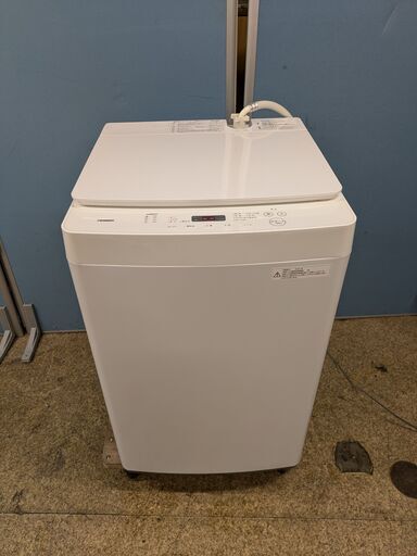 ☆TWINBIRD 全自動電機洗濯機 5.5kg 2021年製 WM-EC55 お手入れ簡単 ホワイト