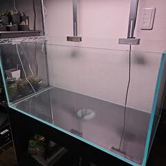90センチ水槽と外部フィルターと砂のセット