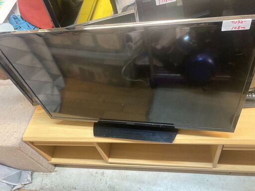 ☆中古￥10,800！SHARP　32インチ液晶テレビ　家電　2015年製　LC-32H30型　【BG064】