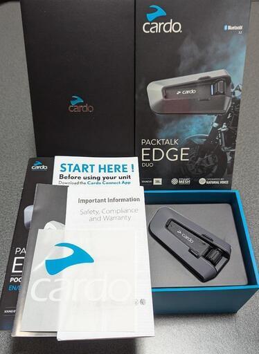 【新品未使用】Cardo Packtalk EDGE 日本語設定 化粧箱付き
