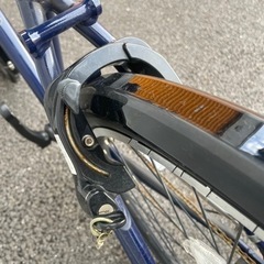 都内/千葉市引取】ブリヂストン製街乗り自転車 27インチ 6段変速/カゴ/鍵