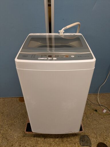 ☆AQUA 全自動電機洗濯機 5.0kg 2021年製 AQW-GS50J 槽自動おそうじ ガラストップ