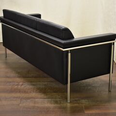 ≪yt1483ジ≫ アウトレット家具 3人掛けソファ 現状品 ロビーチェア/3Pソファ/コルビジェインスパイア/モダン/シック 60429-08