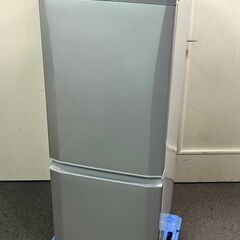 ㉒【税込み】美品 三菱 146L 2ドア冷蔵庫 MR-P15E-S1 シルバー 2020年製【PayPay使えます】