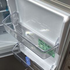 ㉒【税込み】美品 三菱 146L 2ドア冷蔵庫 MR-P15E-S1 シルバー 2020年製【PayPay使えます】