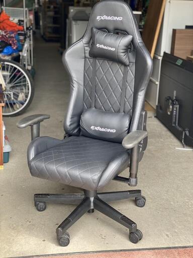 ☆激安!!☆ EXレーシング ゲーミングチェア 家具 椅子