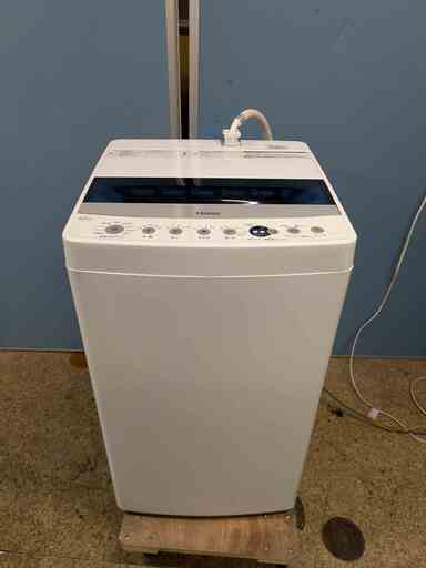 ☆Haier 全自動電機洗濯機 4.5kg 2022年製 JW-C45D しわケア脱水搭載 コンパクト