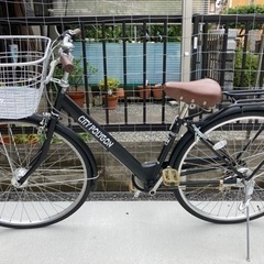 【27インチ自転車】美品❗️6段変速　LEDオートライト付　前後タイヤ、鍵新品❗️スペアキーあり　若林自転車　膳所電話　SALE中❗️　