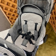 愛品館江戸川店】 カトージ タンデムストローラークッション付き 2人