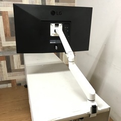 即日受渡❣️今年購入LG31.5型アームスタンド液晶ワイドモニター18500円