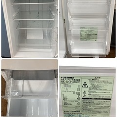 S735 ⭐ TOSHIBA ２ドア冷蔵庫（153L 右開き）19年製 GR-P15BS ⭐動作確認済 ⭐クリーニング済