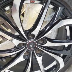 急募　美品社外19インチ　5穴　タイヤ付き　