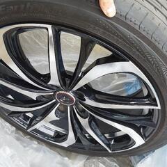 急募　美品社外19インチ　5穴　タイヤ付き　