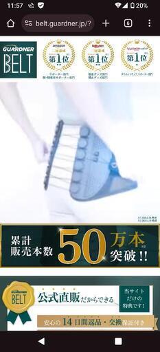 ｶﾞｰﾄﾞﾅｰﾍﾞﾙﾄ正規品1～2度使用品