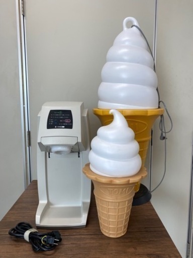 最終値下げ。7月末で消します。\nソフトクリームマシーン一式