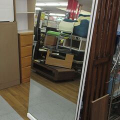 R503 大型全身ミラー、姿見、幅80cm Used・美品 大型ミラー 姿見 鏡 スタンドミラー 180×80 180cm 全身鏡 木製 木枠 古