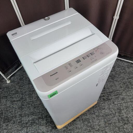 ‍♂️売約済み❌6660‼️配送設置は無料‼️最新2021年製✨ビッグウェーブ洗浄搭載✨Panasonic 6kg 洗濯機