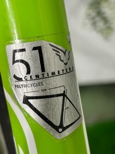 No.108 FELT ロードバイク F95 51サイズ アルミフレーム 整備済み中古現状