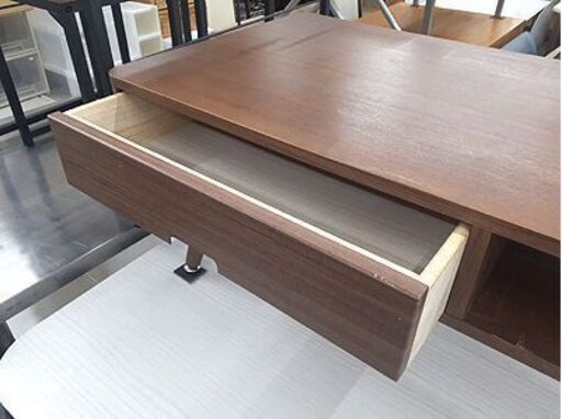 札幌【脚の着脱がかんたん！ センターテーブル】幅110cm ダークブラウン ローテーブル 北20