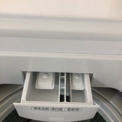 アクア AQW-S7E2 洗濯機 AQW-S7E2 2023年製 7kg 3Dアクティブ洗浄 高濃度クリーン浸透  新生活 一人暮らし ファミリータイプ ガラストップ クリーニング済 堺市 石津【ジャングルジャングルサカイ石津店】