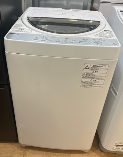 【1】TOSHIBA 東芝 洗濯機 2018年製 6.0kg AW-6G6 0710-013