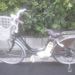 電動26インチ 税別￥27.091- ブリヂストンアシスタ　良品４Ah 電動自転車　３ヶ月保証　グリーン710