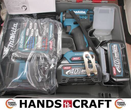 マキタ　makita　 TD003GRAX　インパクトドライバ　バッテリ40V二個/充電器付き　未使用品　【ハンズクラフト宜野湾店】