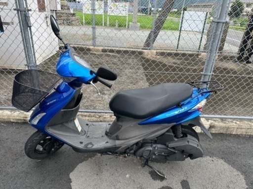 【最終値下】原付バイク スズキ アドレスV125S ブルー 自賠責残あり