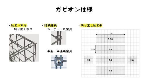 個性的なガビオン販売