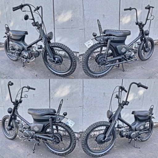 ホンダ スーパーカブ 50cc 3速キック チョッパー マットブラック 福岡市