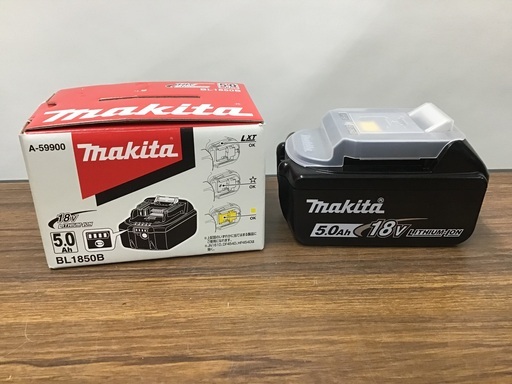 makita 18Vバッテリー BL1850B