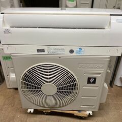 K05427　中古エアコン シャープ 2016年製 主に6畳用 冷房能力 2.2KW / 暖房能力 2.5KW