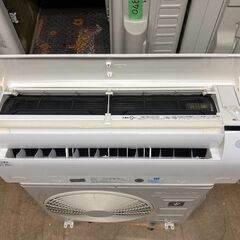 K05427　中古エアコン シャープ 2016年製 主に6畳用 冷房能力 2.2KW / 暖房能力 2.5KW