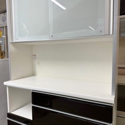 美品‼️】定価235,400円♪ 松田家具 118cm幅キッチンボード(ハウザーL 