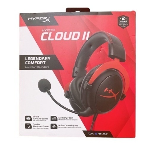ほぼ新品、HyperX、ヘッドセット