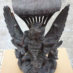値下げ！！バリ島　黒檀ガルーダ彫刻２ 値下げ！！バリ島黒檀ガルーダ彫刻2