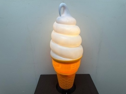 ソフトクリーム 照明 看板 NISSEI ニッセイ 非売品 日生コーン ソフト