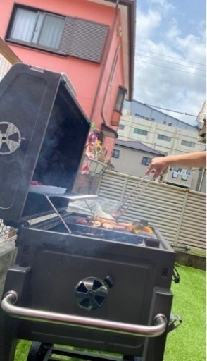 【写真更新しました】バーベキューグリル　BBQ コンロ　大型グリル