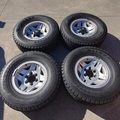 トヨタ　78プラド　純正ホイール　スタッドレス付き　265/70R15