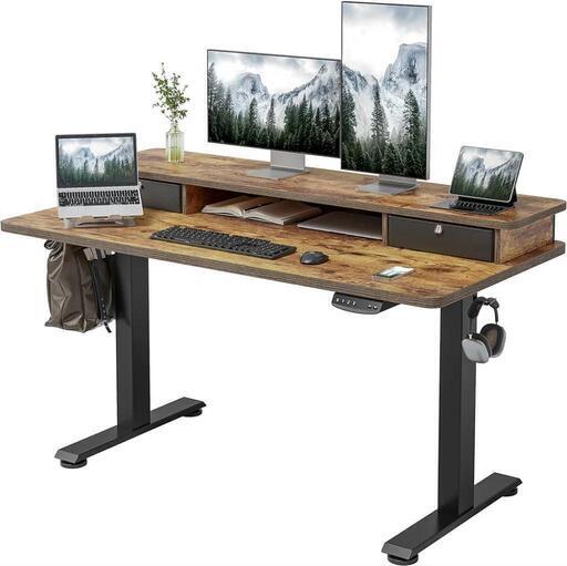 電動昇降式デスク スタンディングデスク家具 収納家具