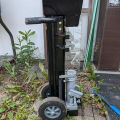 手動油圧薪割り機12トン　使用回数3回のみ