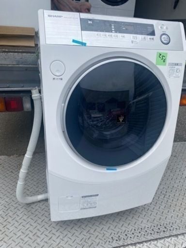 NO 256福岡市内配送設置無料✨ ES-H10B-WR ドラム式洗濯乾燥機 ホワイト系 [洗濯10.0kg /乾燥6.0kg /ヒーター乾燥(水冷・除湿タイプ) /右開き]