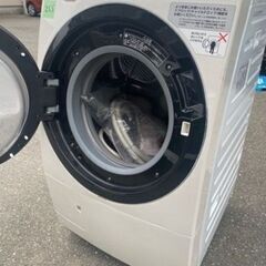 NO 255 🌈福岡市内配送設置無料✨🌈　日立 HITACHI ビッグドラム ななめ型ドラム式洗濯乾燥機（11.0kg） 左開き ライトベージュ BD-S8800L