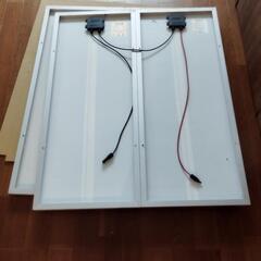 【取引決定しました】太陽光パネル　100w×4枚
