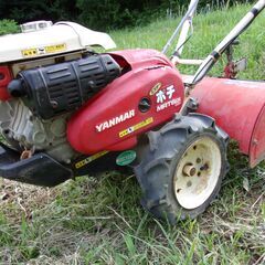 値引しました】小型耕運機 ヤンマー MTE30、マルチと穴あけ器もお付け