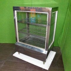 【北沢産業】ホットショーケース 棚３段 汚れあり 幅720×奥行520×高さ1160mm■業務用・保温ショーケース■C-1409 北沢産業】ホットショーケース 棚3段 汚れあり 幅720×奥行520×