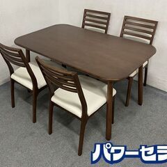 シギヤマ家具 4人掛けダイニングセット KJ-WT-001/KJ-WC-001 