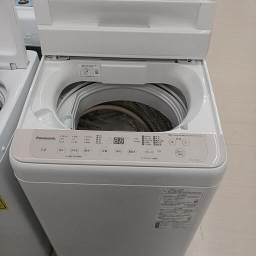 ★ジモティー割あり★7kg洗濯機　Panasonic　NA-F7PB1　2023年製　高さ(H)107× 幅(W)52× 奥行(D)52（cm)　【joh1716】